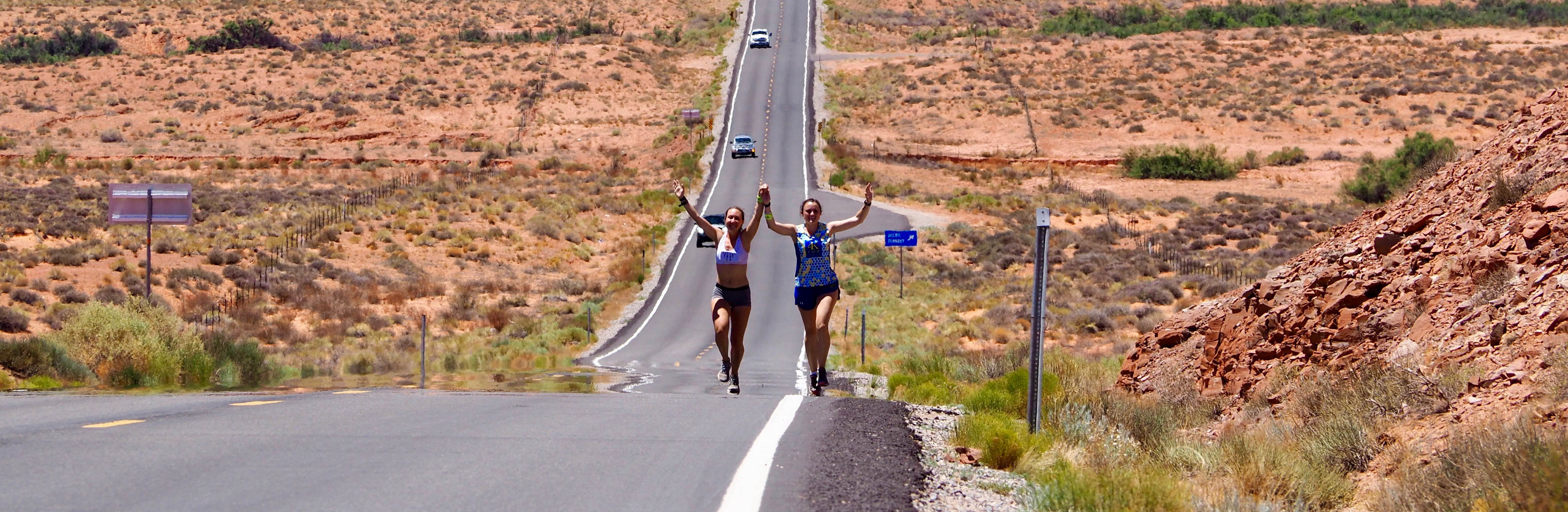Furman student Emma Sanning runs through Monument Valley for 4K for Cancer.