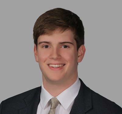white man in suit and tie, Ethan Grantham '21