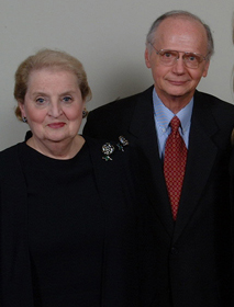 Madeleine Albright and Richard Riley