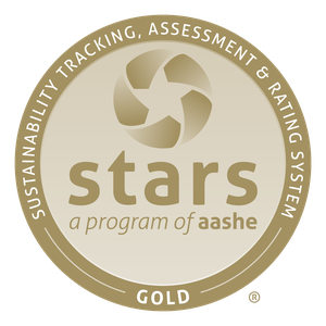 The Gold STARS medal from AASHE