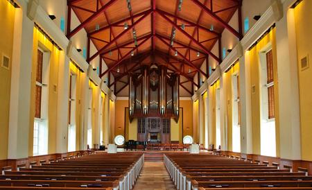 Daniel Chapel interior with Hartness Organ